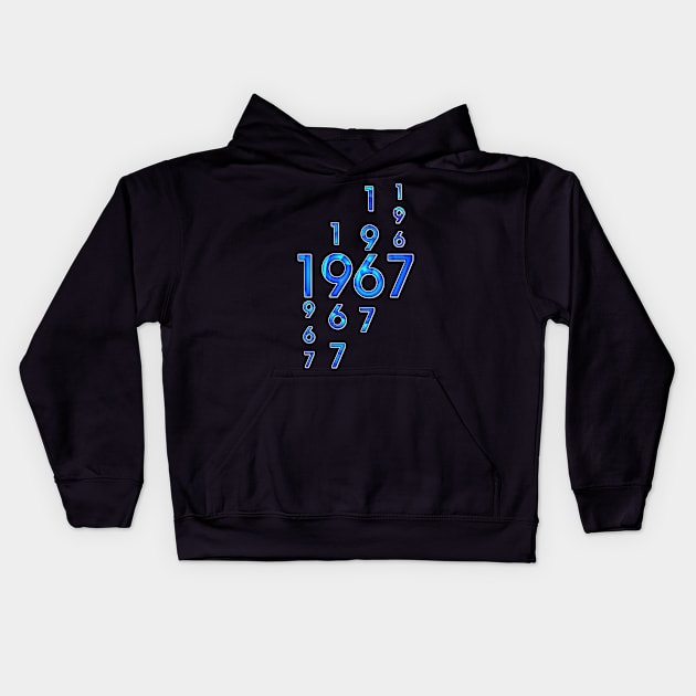 Année de naissance 1967 Kids Hoodie by Cartsandra B